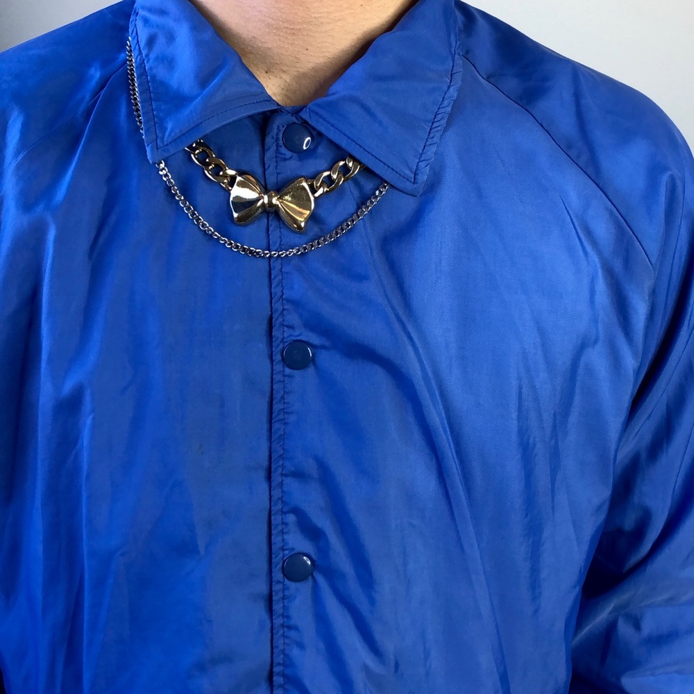 BowTie Chain - Bucket Hat - Blue Windbreaker